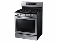 5.8 cu. ft. Gas Range with True Convection in Stainless Steel Range - NX58H5650WS/AA | Samsung US