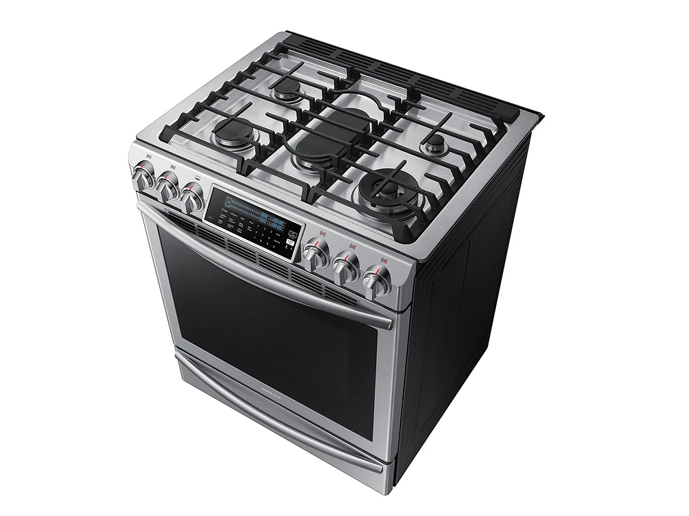 5.8 cu. ft. Slide-In Gas Range with True Convection