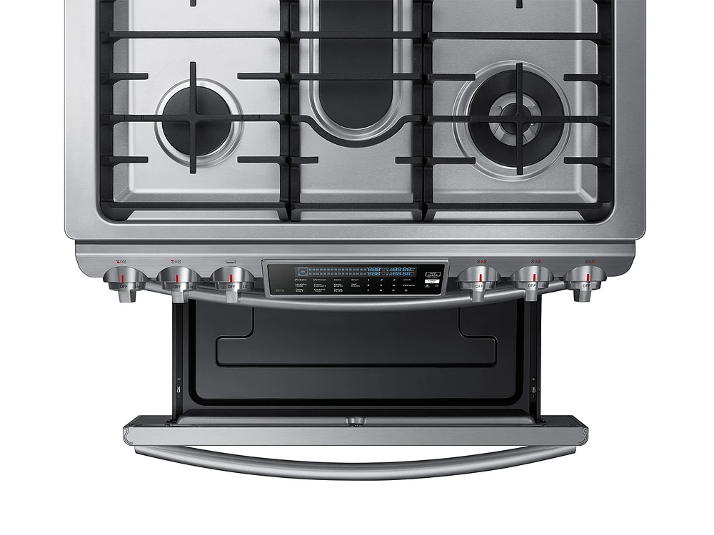 5.8 cu. ft. Slide-In Gas Range with True Convection