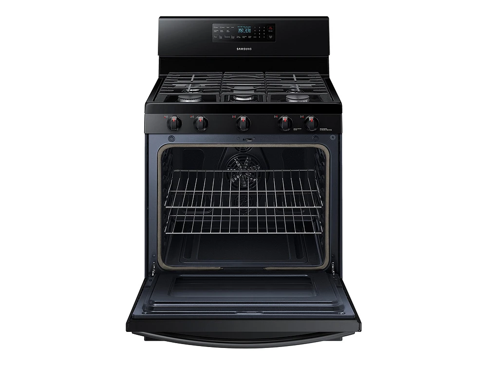 5.8 cu. ft. Freestanding Gas Range with Convection in Black Range - NX58M5600SB/AA | Samsung US