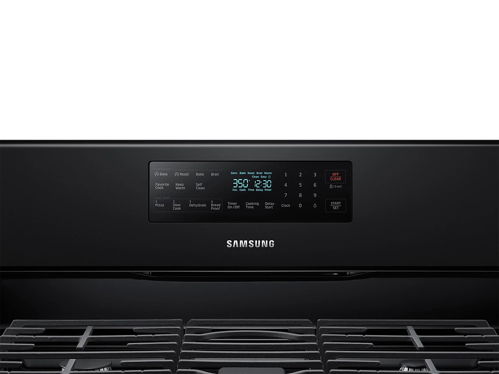 5.8 cu. ft. Freestanding Gas Range with Convection in Black Range - NX58M5600SB/AA | Samsung US