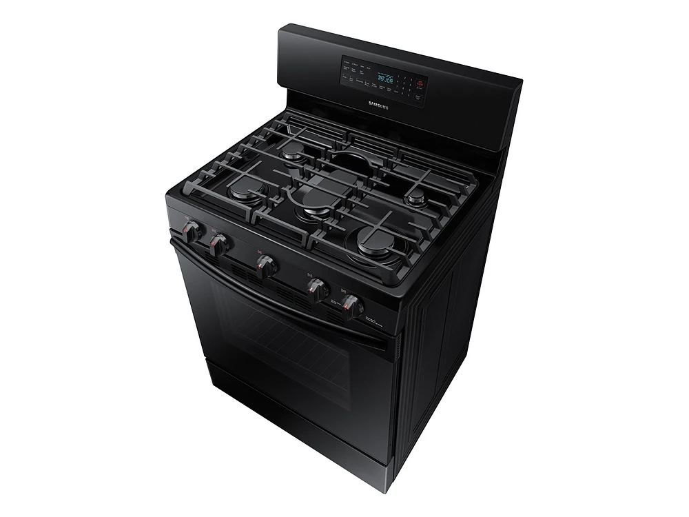 5.8 cu. ft. Freestanding Gas Range with Convection in Black Range - NX58M5600SB/AA | Samsung US