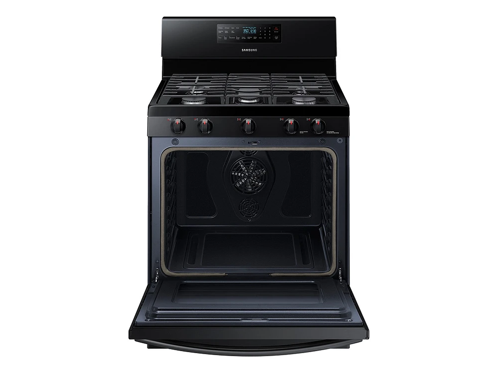 5.8 cu. ft. Freestanding Gas Range with Convection in Black Range - NX58M5600SB/AA | Samsung US