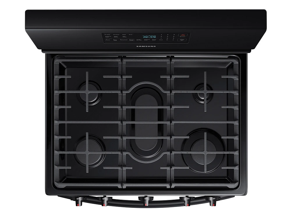 5.8 cu. ft. Freestanding Gas Range with Convection in Black Range - NX58M5600SB/AA | Samsung US