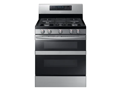 NX58M6850SS/AA | 5.8 cu ft. Smart Freestanding Gas Range with Flex Duo™ & Dual Door in Stainless Steel | Samsung Business US