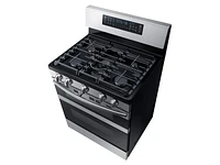 NX58M6850SS/AA | 5.8 cu ft. Smart Freestanding Gas Range with Flex Duo™ & Dual Door in Stainless Steel | Samsung Business US