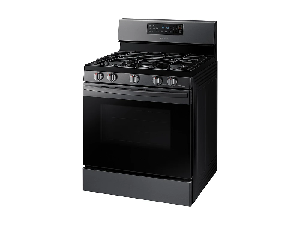 5.8 cu. ft. Freestanding Gas Range with Convection in Black Stainless Steel Range - NX58R4311SG/AA | Samsung US