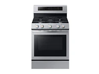 5.8 cu. ft. Freestanding Gas Range with True Convection in Stainless Steel Range - NX58R6631SS/AA | Samsung US