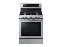 5.8 cu. ft. Freestanding Gas Range with True Convection in Stainless Steel Range - NX58R6631SS/AA | Samsung US