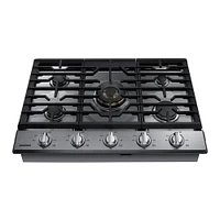 NA30N7755TS/AA | 30" Smart Gas Cooktop with 22K BTU Dual Power Burner in Stainless Steel | Samsung Business US