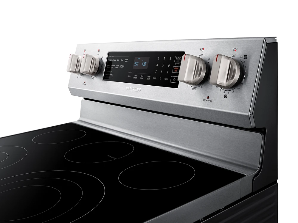 5.9 cu. ft. Freestanding Electric Range with True Convection in Stainless Steel Range