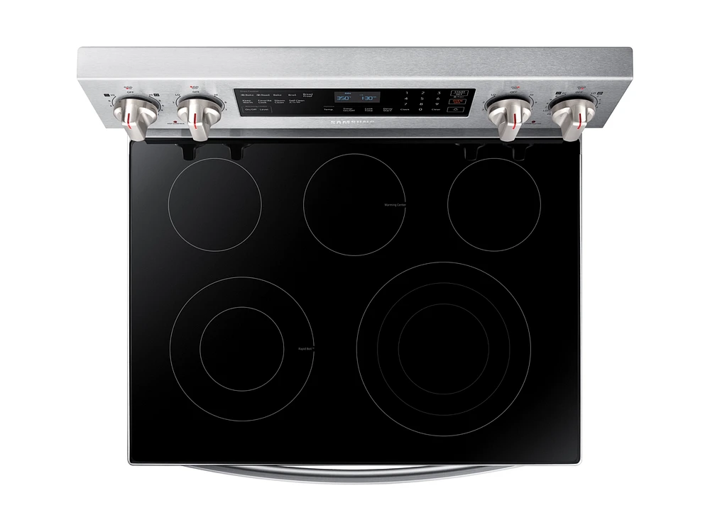 5.9 cu. ft. Freestanding Electric Range with True Convection in Stainless Steel Range