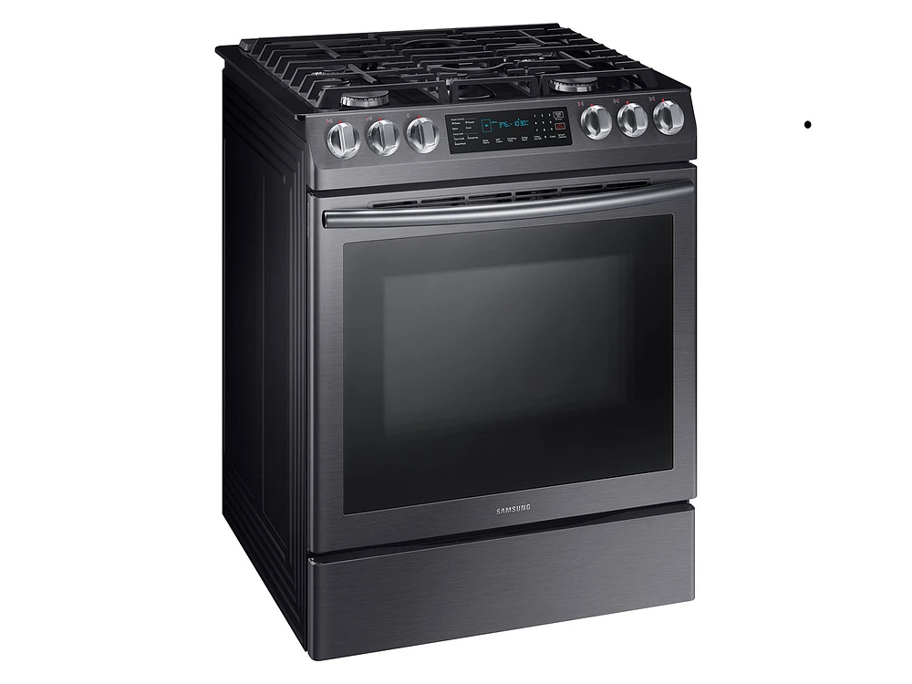 5.8 cu. ft. Slide-in Gas Range with Fan Convection Ranges - NX58N9420SG/AA | Samsung US