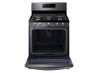 NX58R5601SG/AA | 5.8 cu. ft. Freestanding Gas Range with Convection in Black Stainless Steel | Samsung Business US