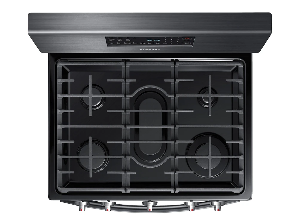 NX58R5601SG/AA | 5.8 cu. ft. Freestanding Gas Range with Convection in Black Stainless Steel | Samsung Business US