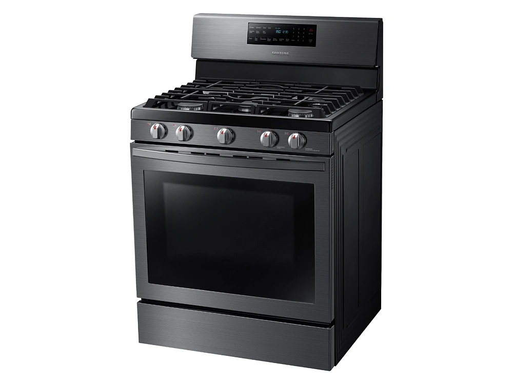 NX58R5601SG/AA | 5.8 cu. ft. Freestanding Gas Range with Convection in Black Stainless Steel | Samsung Business US