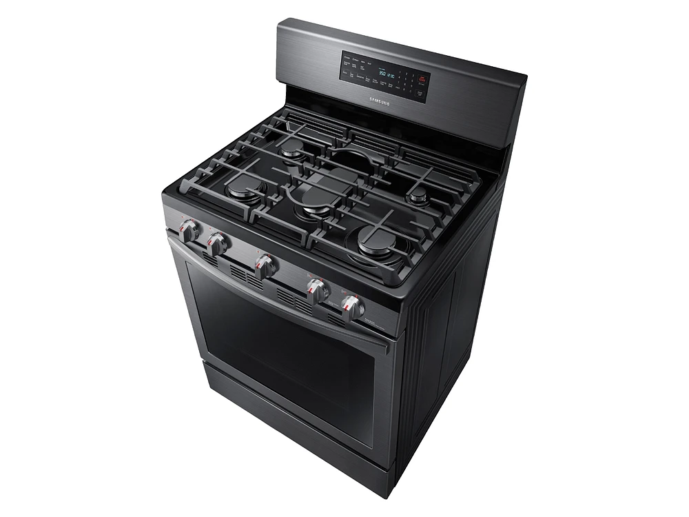 NX58R5601SG/AA | 5.8 cu. ft. Freestanding Gas Range with Convection in Black Stainless Steel | Samsung Business US