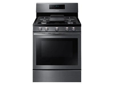 NX58R5601SG/AA | 5.8 cu. ft. Freestanding Gas Range with Convection in Black Stainless Steel | Samsung Business US