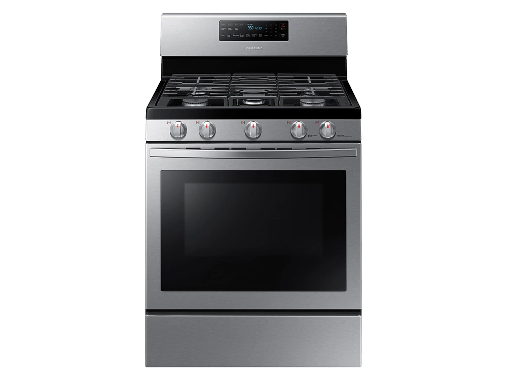 NX58R5601SS/AA | 5.8 cu. ft. Freestanding Gas Range with Convection in Stainless Steel | Samsung Business US