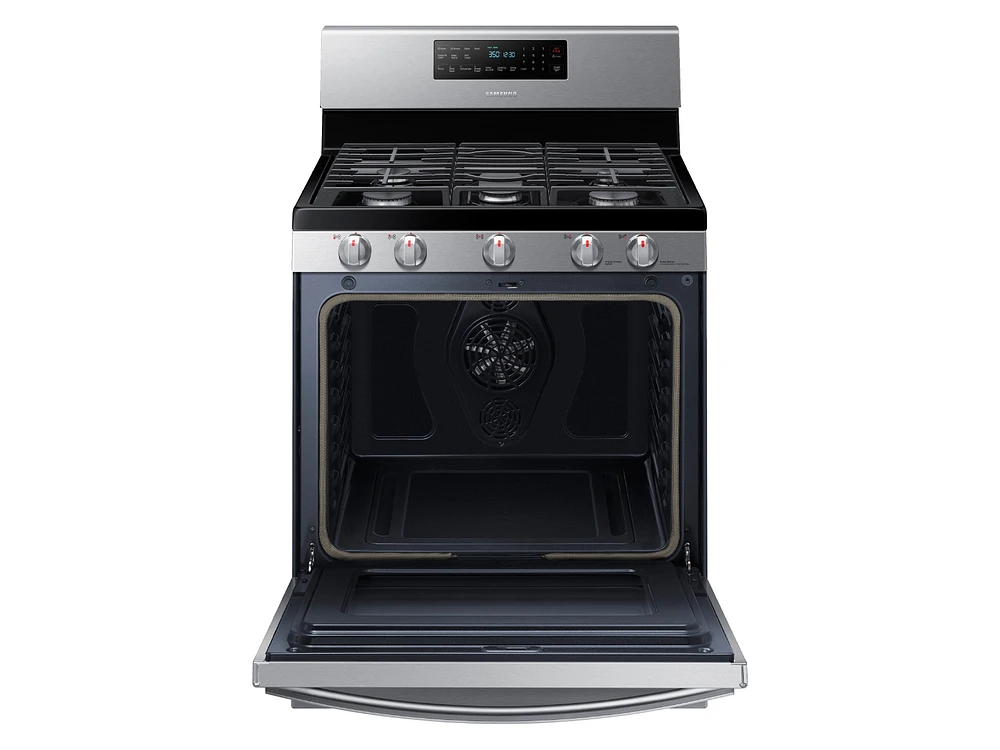 NX58R5601SS/AA | 5.8 cu. ft. Freestanding Gas Range with Convection in Stainless Steel | Samsung Business US