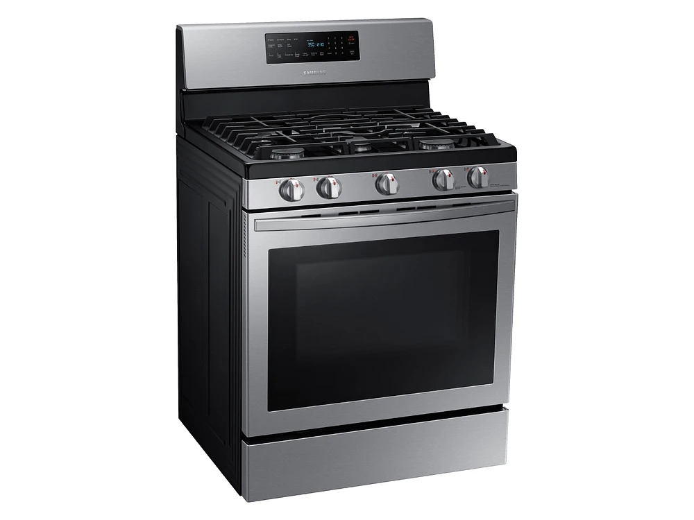 NX58R5601SS/AA | 5.8 cu. ft. Freestanding Gas Range with Convection in Stainless Steel | Samsung Business US