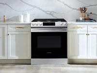 NX60T8311SS/AA | 6.0 cu. ft. Smart Slide-in Gas Range with Convection in Stainless Steel | Samsung Business US