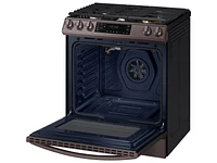 6.0 cu ft. Smart Slide-in Gas Range with Air Fry in Tuscan Stainless Steel Ranges - NX60T8511ST/AA | Samsung US