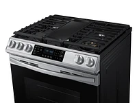 6.0 cu. ft. Smart Slide-in Gas Range with Air Fry in Stainless Steel Ranges - NX60T8511SS/AA | Samsung US