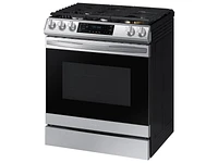 6.0 cu. ft. Smart Slide-in Gas Range with Air Fry in Stainless Steel Ranges - NX60T8511SS/AA | Samsung US