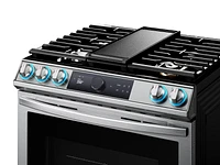 NX60T8711SS/AA | 6.0 cu ft. Smart Slide-in Gas Range with Smart Dial & Air Fry in Stainless Steel | Samsung Business US