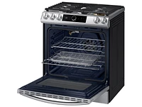 NX60T8711SS/AA | 6.0 cu ft. Smart Slide-in Gas Range with Smart Dial & Air Fry in Stainless Steel | Samsung Business US