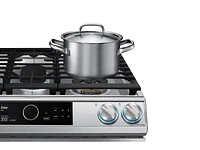 NX60T8751SS/AA | 6.0 cu ft. Smart Slide-in Gas Range with Flex Duo™, Smart Dial & Air Fry in Stainless Steel | Samsung Business US