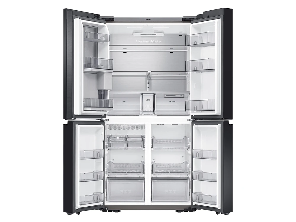 Bespoke 4-Door Flex™ Refrigerator (29 cu. ft.) in Matte Black Steel - RF29A967541/AA | Samsung US