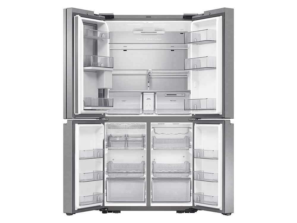 29 cu. ft. Smart 4-Door Flex™ refrigerator with Family Hub™ and Beverage Center in Stainless Steel Refrigerators - RF29A9771SR/AA | Samsung US