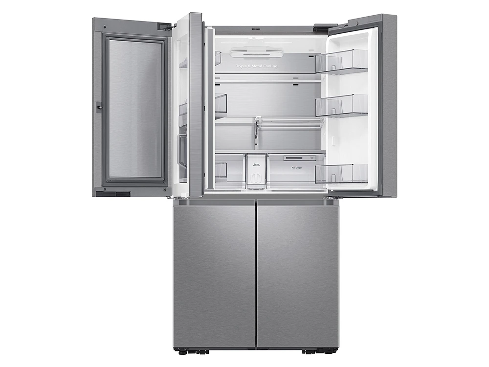 29 cu. ft. Smart 4-Door Flex™ refrigerator with Family Hub™ and Beverage Center in Stainless Steel Refrigerators - RF29A9771SR/AA | Samsung US