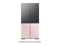 BESPOKE 4-Door Flex™ Refrigerator Panel in Rose Pink Glass - Bottom Panel Home Appliances Accessories - RA-F18DBB32/AA | Samsung US