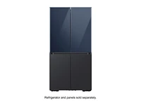 BESPOKE 4-Door Flex™ Refrigerator Panel in Matte Black Steel - Bottom Panel Home Appliances Accessories - RA-F18DBBMT/AA | Samsung US