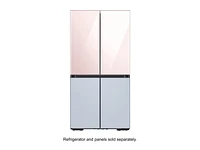 BESPOKE 4-Door Flex™ Refrigerator Panel in Rose Pink Glass - Top Panel Home Appliances Accessories - RA-F18DUU32/AA | Samsung US