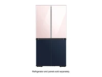 BESPOKE 4-Door Flex™ Refrigerator Panel in Rose Pink Glass - Top Panel Home Appliances Accessories - RA-F18DUU32/AA | Samsung US