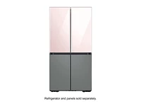 BESPOKE 4-Door Flex™ Refrigerator Panel in Rose Pink Glass - Top Panel Home Appliances Accessories - RA-F18DUU32/AA | Samsung US