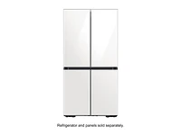 RA-F18DUU35/AA | BESPOKE 4-Door Flex™ Refrigerator Panel in White Glass - Top Panel | Samsung Business US