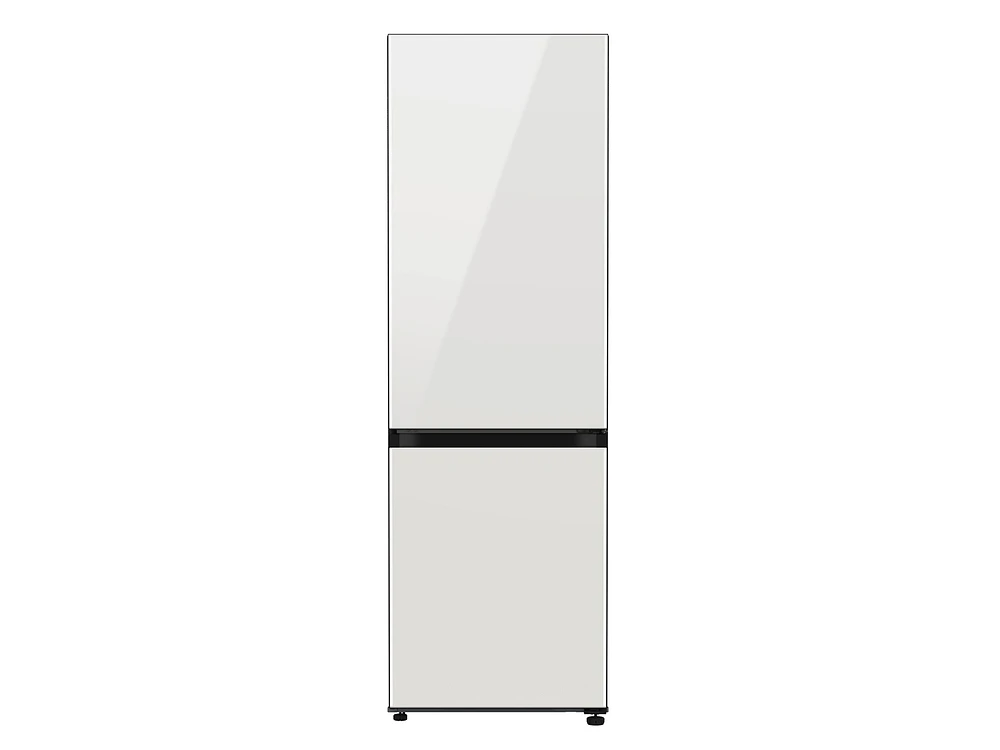 RB12A300635/AA | 12.0 cu. ft. BESPOKE Bottom Freezer Refrigerator with Customizable Colors and Flexible Design in White Glass | Samsung Business US