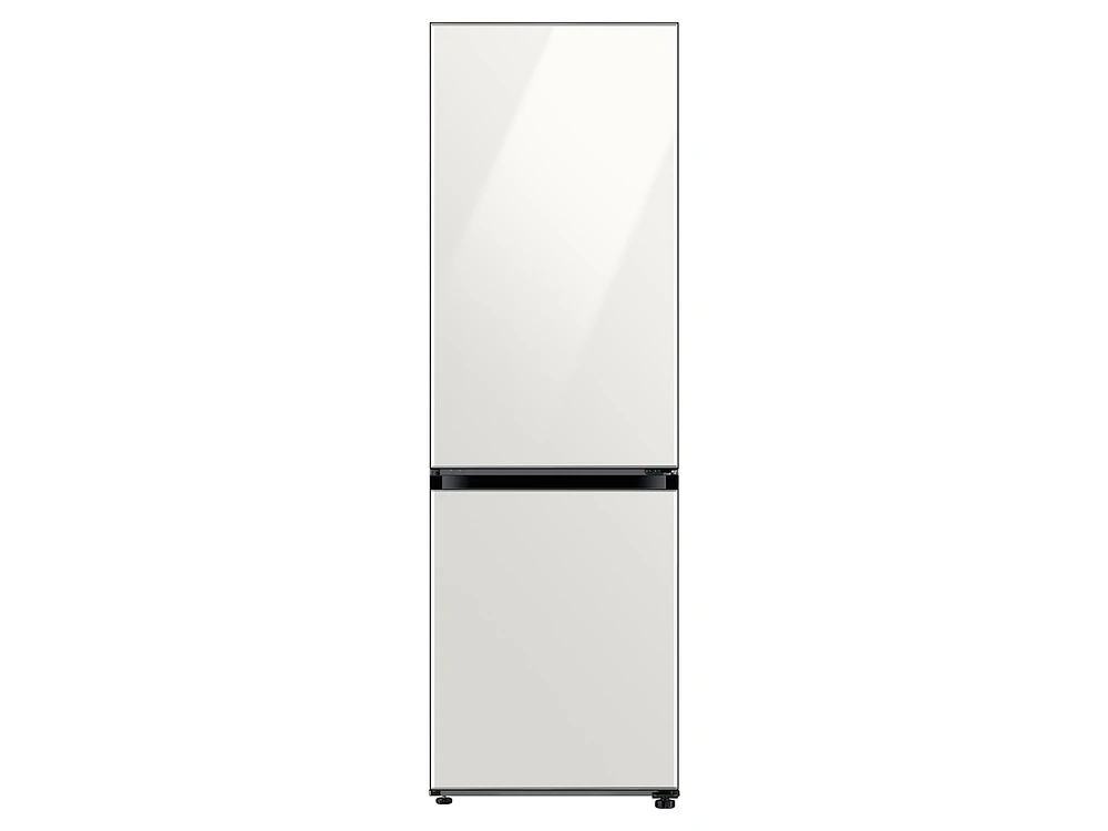 RB12A300635/AA | 12.0 cu. ft. BESPOKE Bottom Freezer Refrigerator with Customizable Colors and Flexible Design in White Glass | Samsung Business US