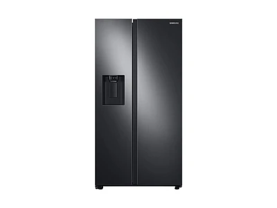 RS22T5201SG/AA | 22 cu. ft. Counter Depth Side-by-Side Refrigerator in Black Stainless Steel | Samsung Business US