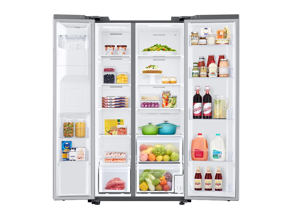 Side-by-Side Refrigerator with Ice Maker (RS22T5201SR) | Samsung US