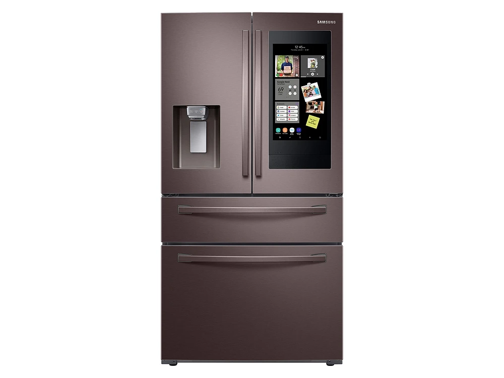 Tuscan Stainless Steel 22 cu. ft. 4-Door French Door Family Hub Fridge | Samsung US