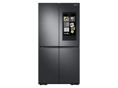 RF23A9771SG/AA | 23 cu. ft. Smart Counter Depth 4-Door Flex™ refrigerator with Family Hub™ and Beverage Center in Black Stainless Steel | Samsung Business US