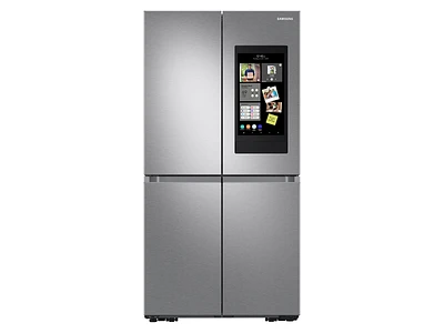 RF23A9771SR/AA | 23 cu. ft. Smart Counter Depth 4-Door Flex™ refrigerator with Family Hub™ and Beverage Center in Stainless Steel | Samsung Business US