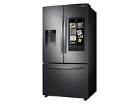 Black Stainless Steel 26.5 cu. ft. 3-Door French Door Family Hub Fridge | Samsung US