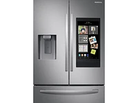 26.5 cu. ft. Large Capacity 3-Door French Door Refrigerator with Family Hub™ and External Water & Ice Dispenser in Stainless Steel Refrigerators